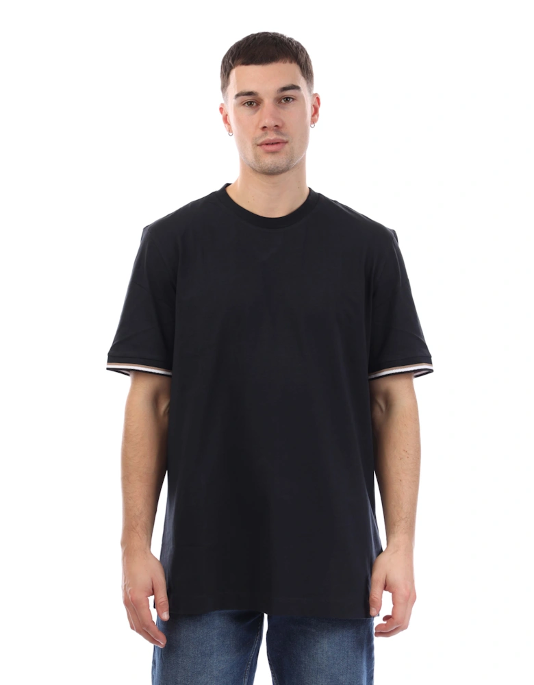 Signature Stripe Cuffs T-Shirt - Thompson Signature Stripe Cuffs T-Shirt