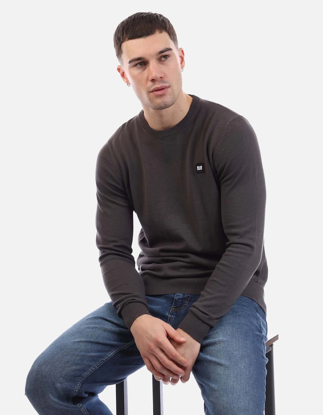 Mens Argentina Cotton Crew Knit