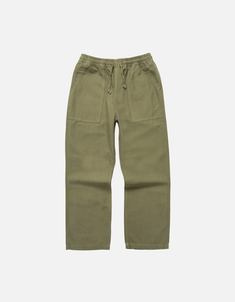 Classic Canvas Chef Pant - Olive Green