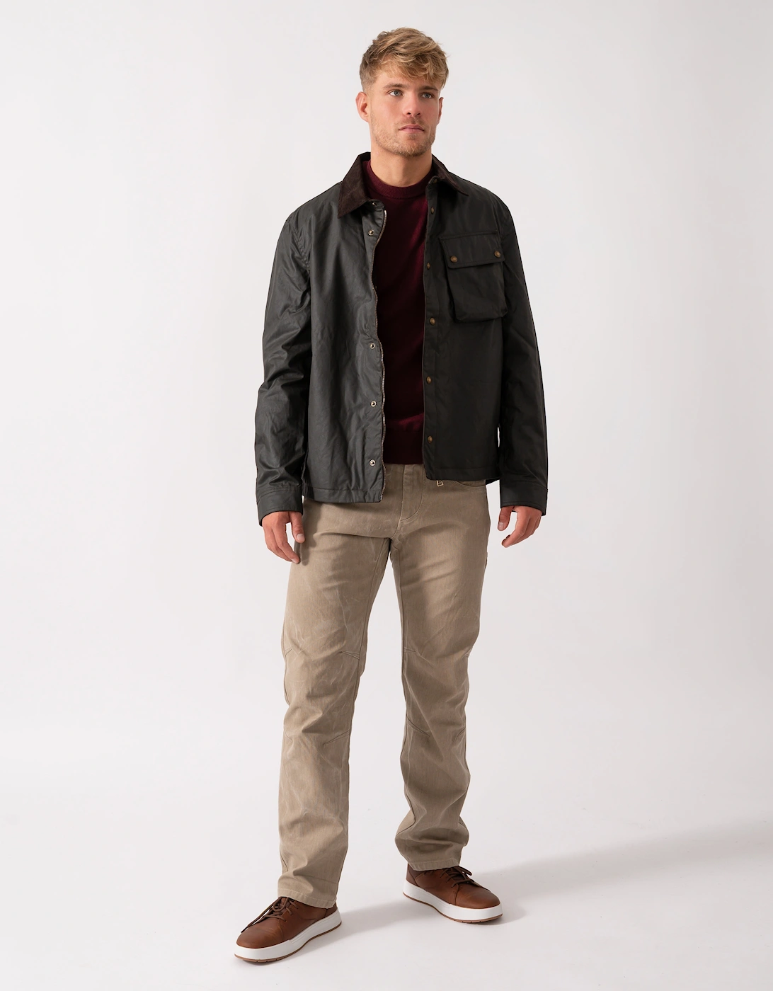 Ground Mens Jacket - Faded Olive