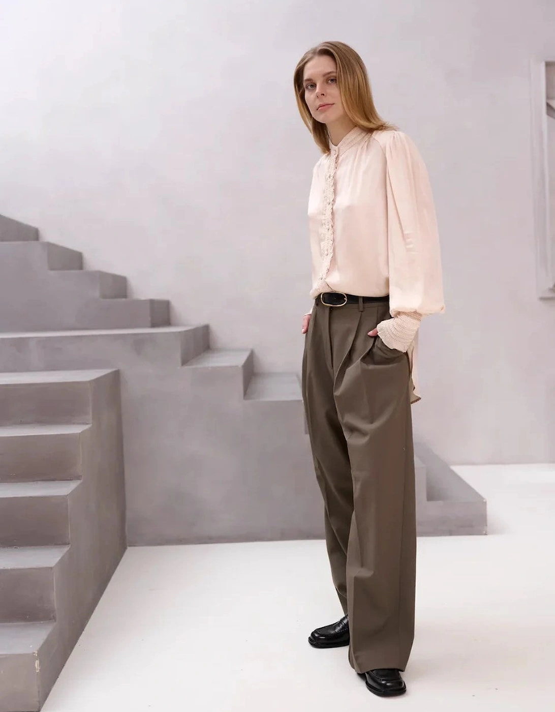 Sofia Shirt-Pink Champagne, 4 of 3