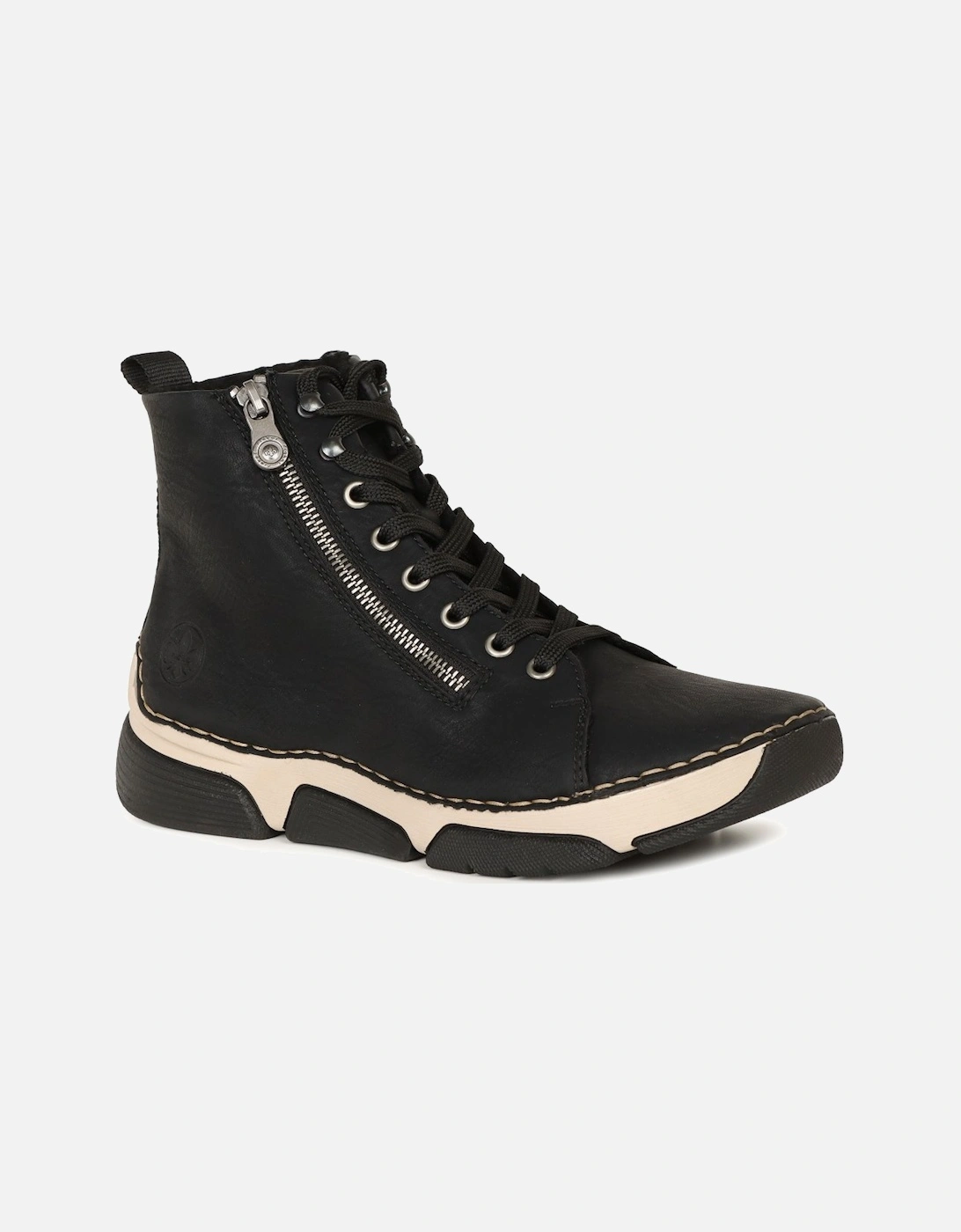 Rieker Women's Ellerby Womens Ankle Boots - Black - Size: 8