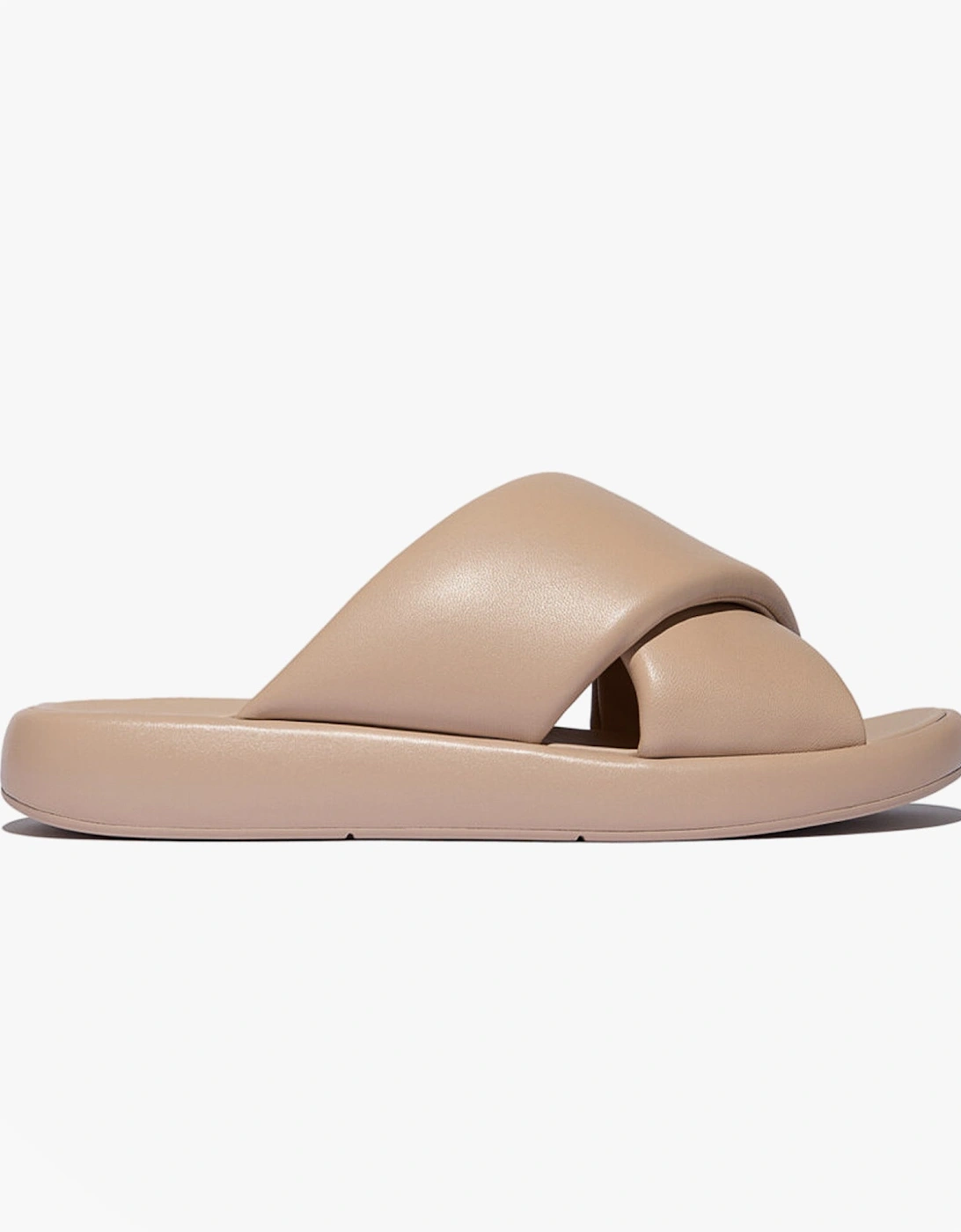 iQUSHION D-LUXE Womens Slides Classic Beige, 6 of 5