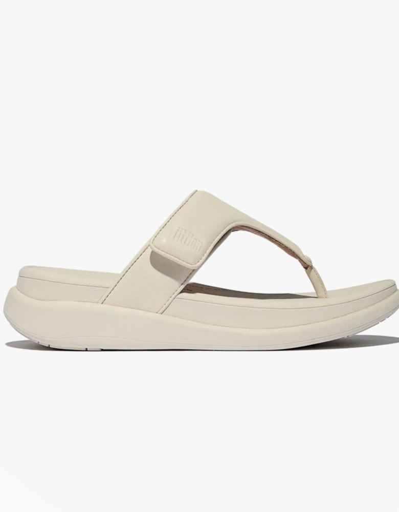 F-MODE GO Womens Toe Post Sandals Paris Beige