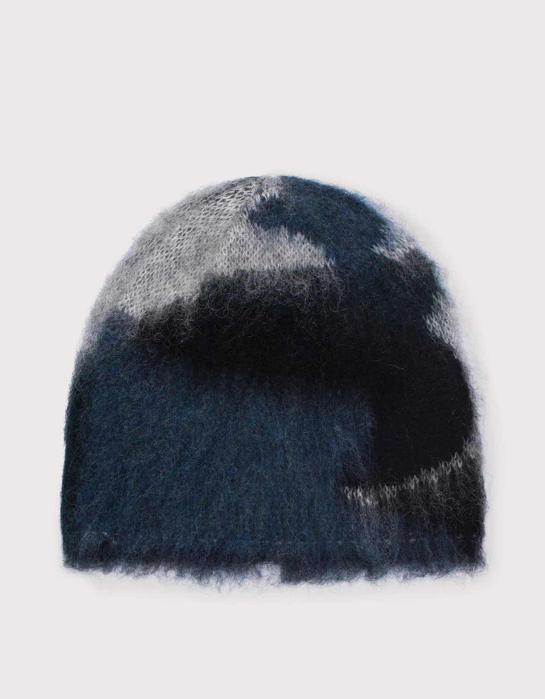 Mix Colour Shaggy Knit Beanie