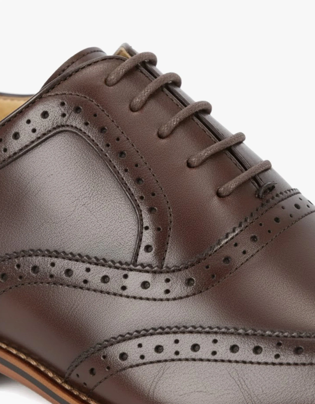 M424DB Mens Shoes Dark Brown