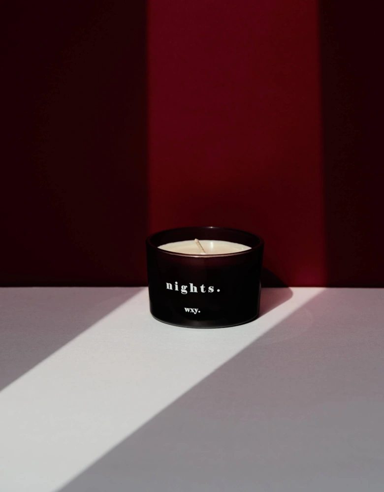 Nights 3oz Candle - Bourbon Sugar + Tobacco Leaf