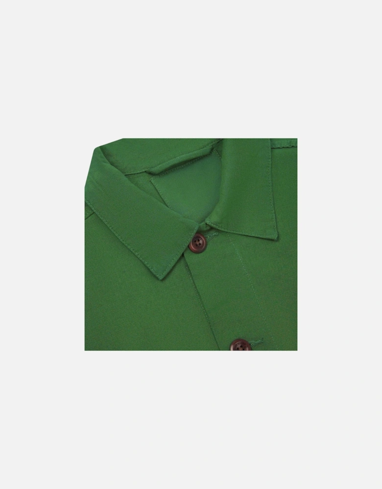 #3001 buttoned overshirt mint green