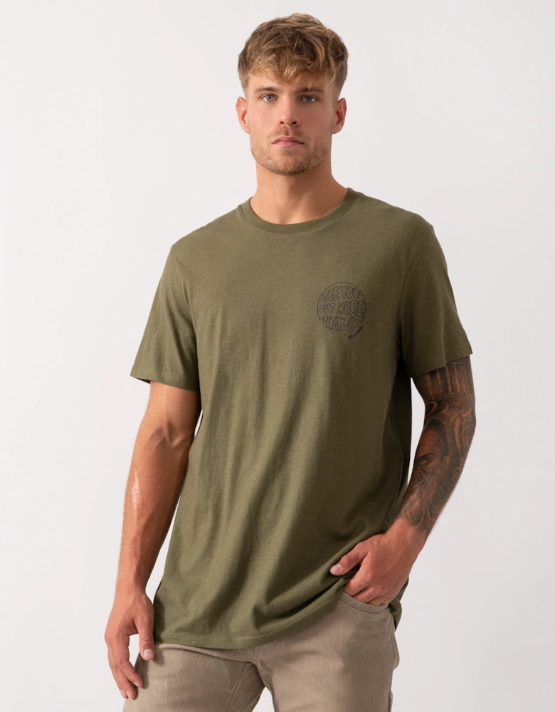 Hemp Blend Out Here Mens T-Shirt