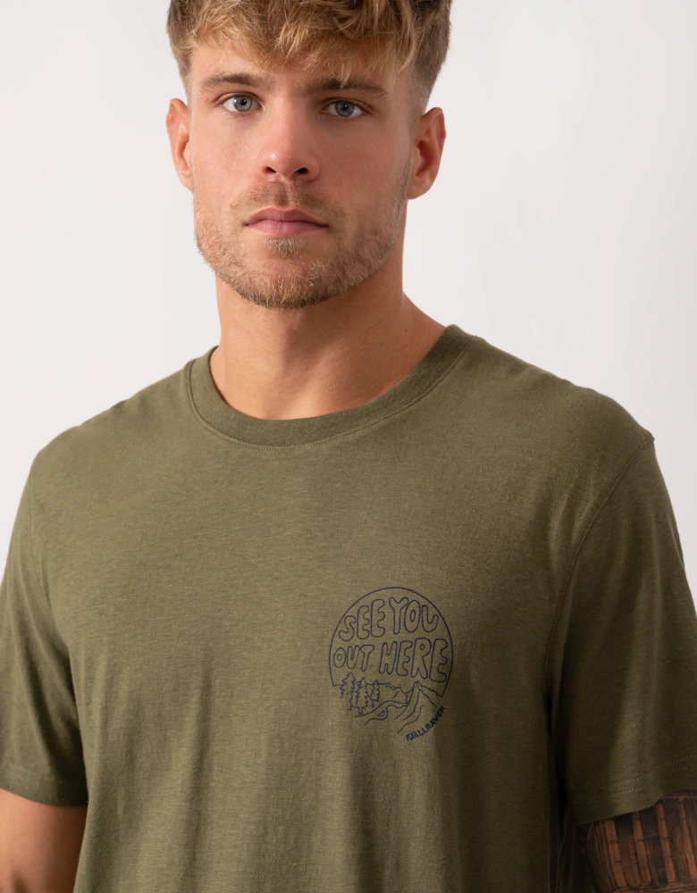 Hemp Blend Out Here Mens T-Shirt