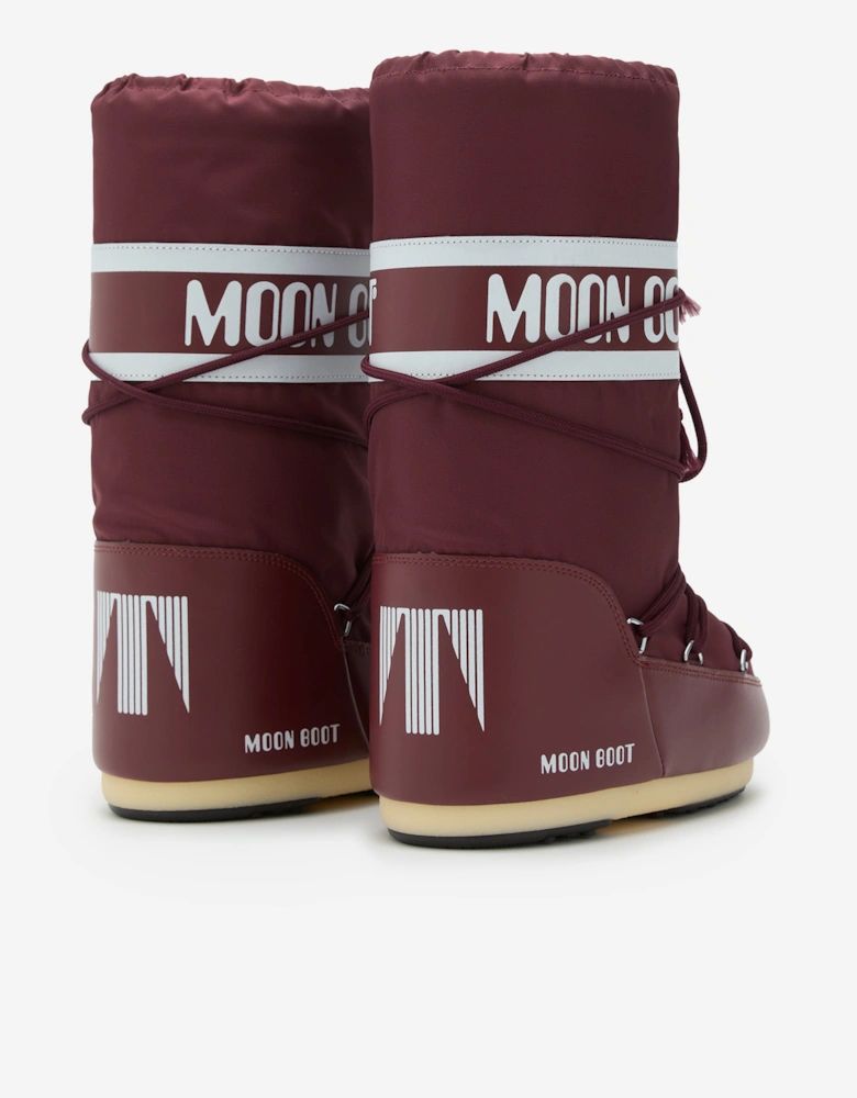 Moon Boot Kids Icon Boots in Red