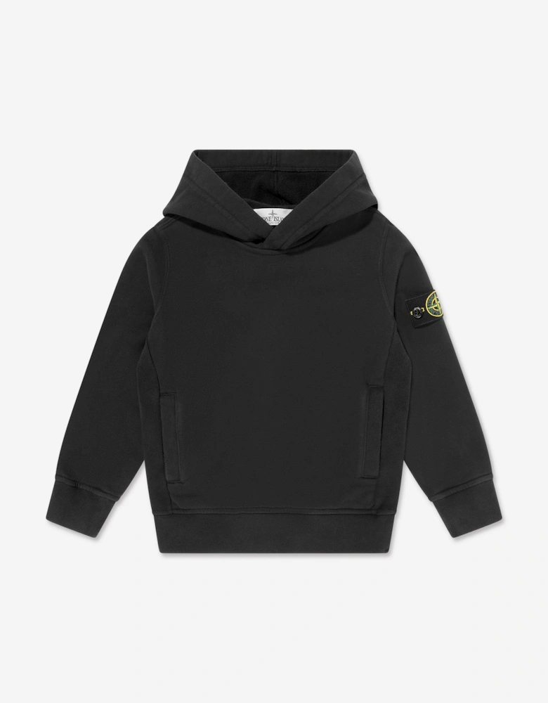 Boys Logo Hoodie in Black