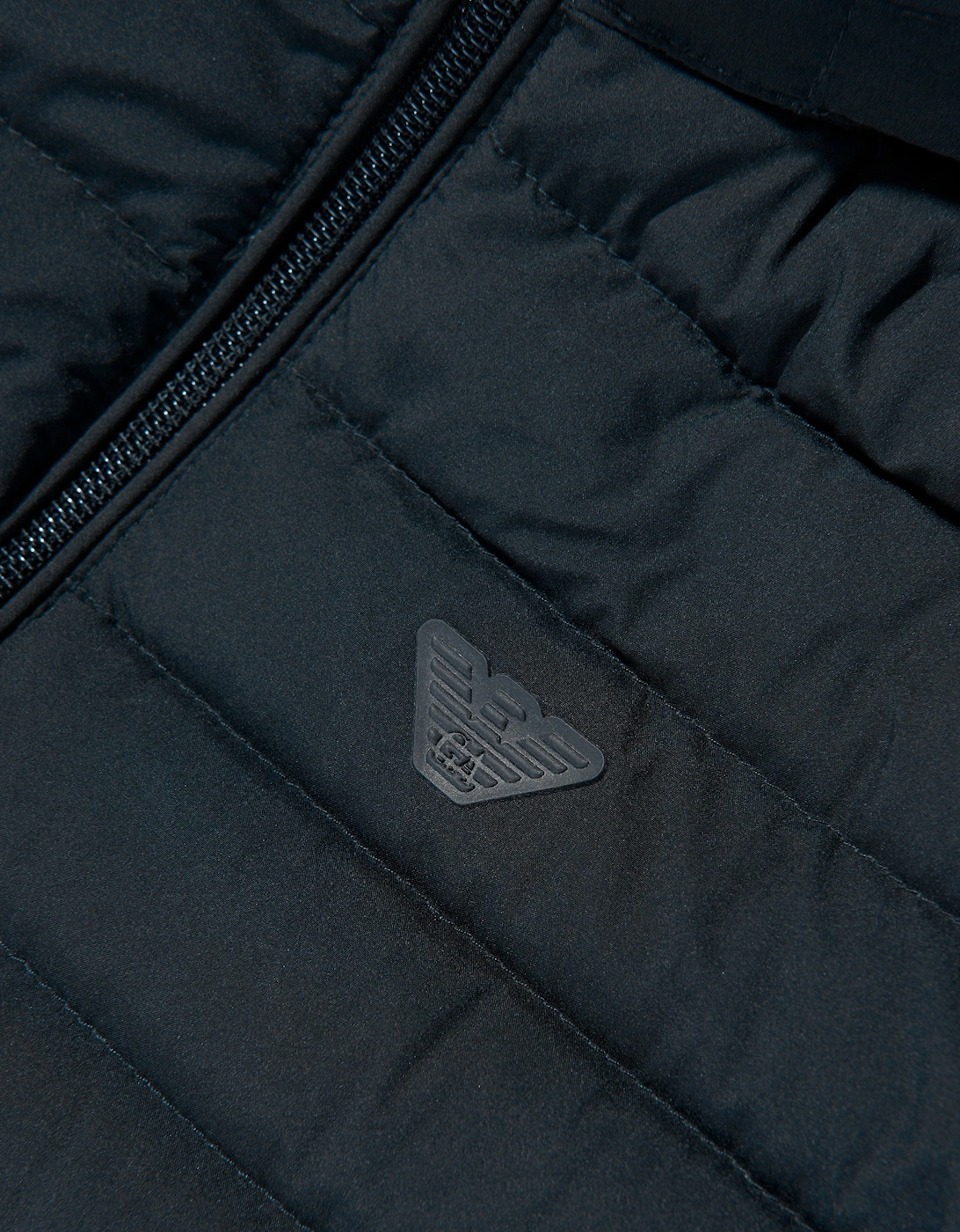 Boys Down Padded Puffer Jacket in Navy