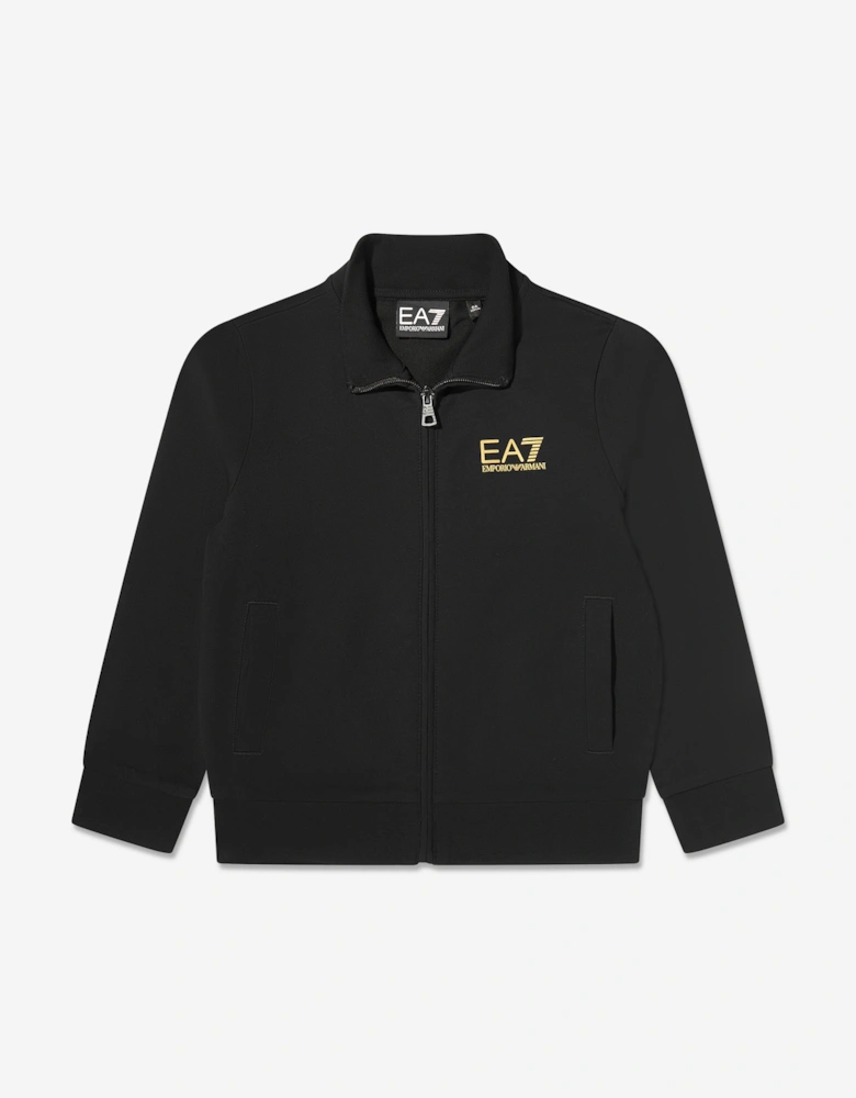 Emporio Armani Boys Train Core ID Tracksuit in Black