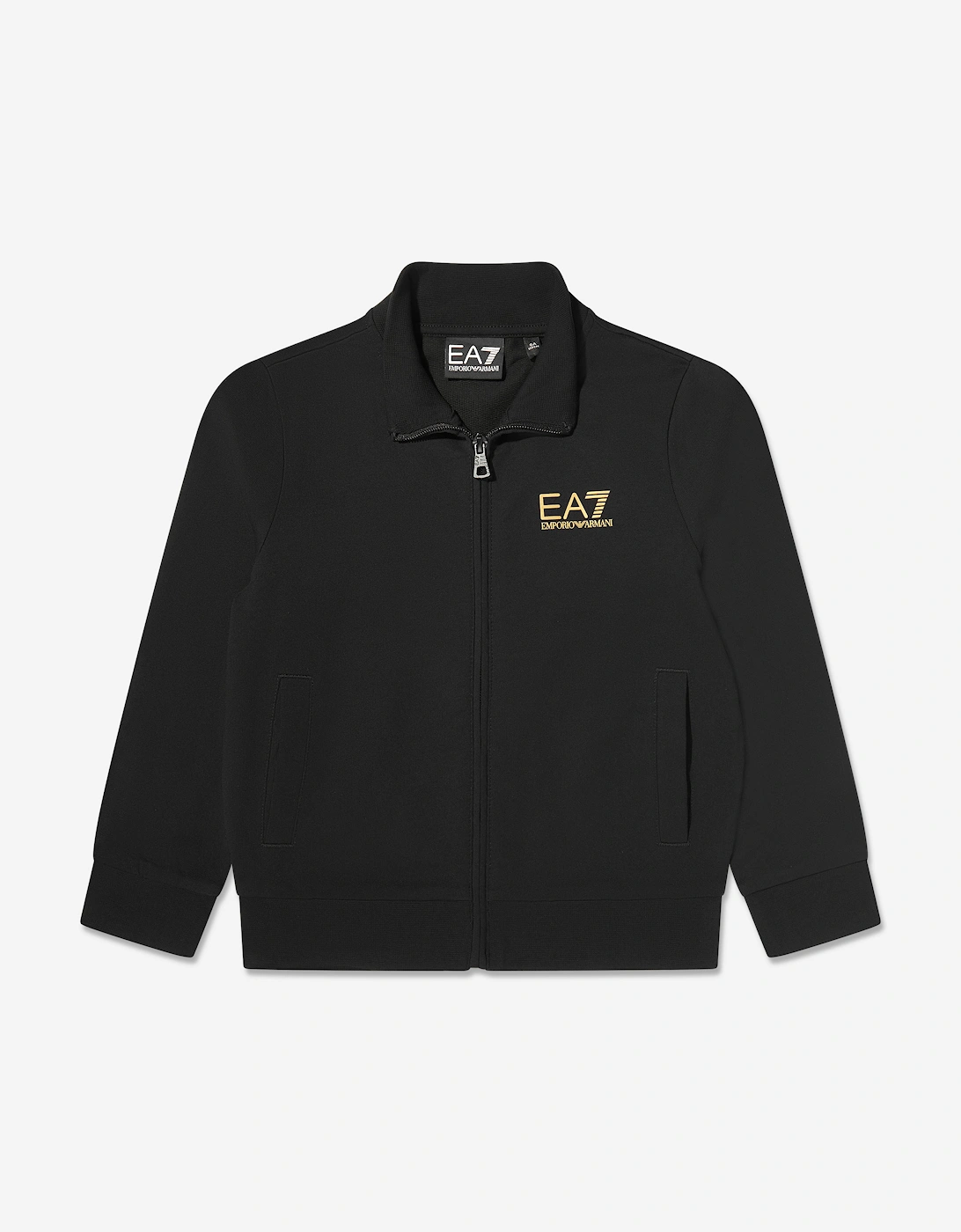 Emporio Armani Boys Train Core ID Tracksuit in Black