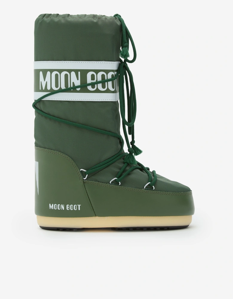 Moon Boot Kids Icon Boots in Green