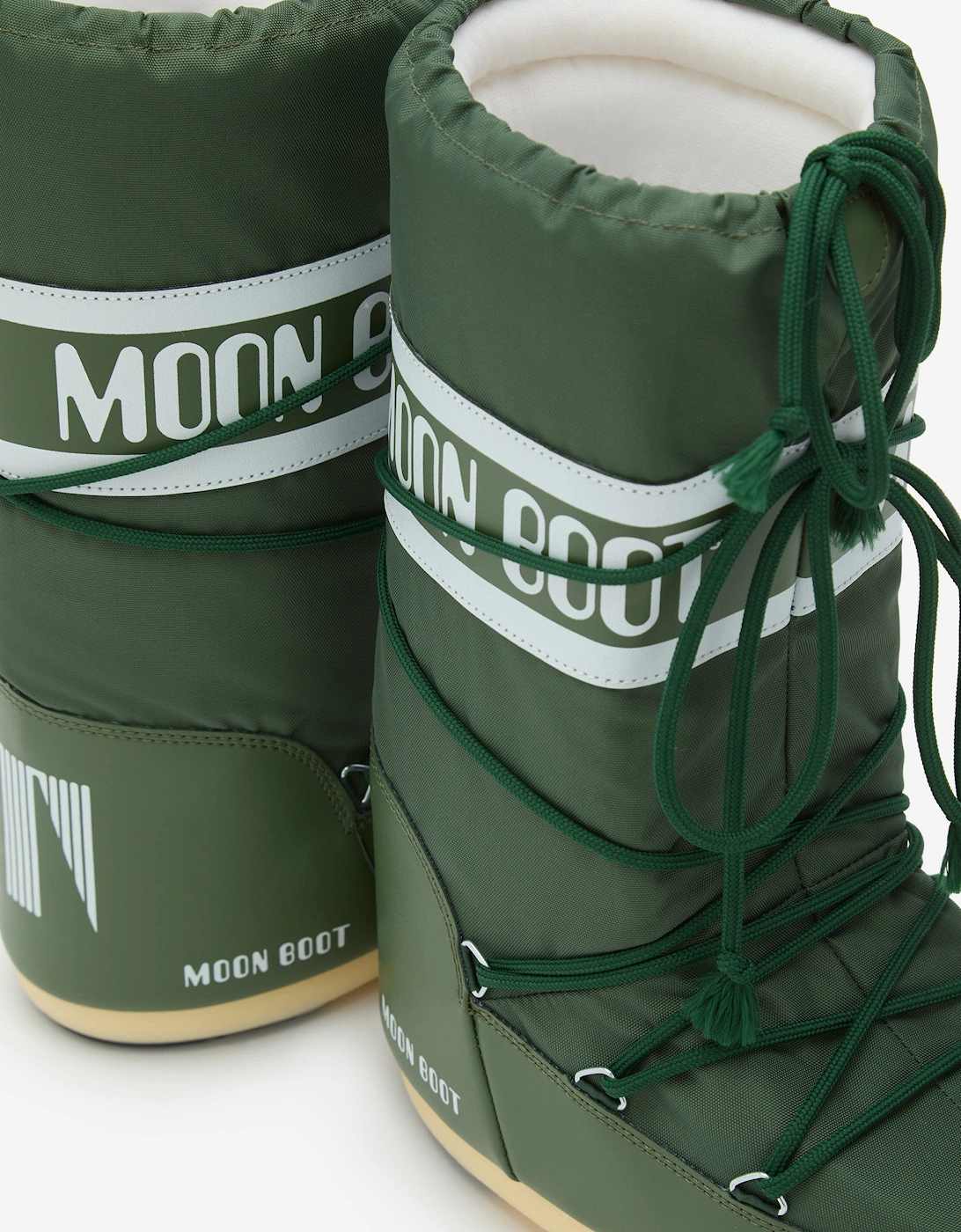 Moon Boot Kids Icon Boots in Green