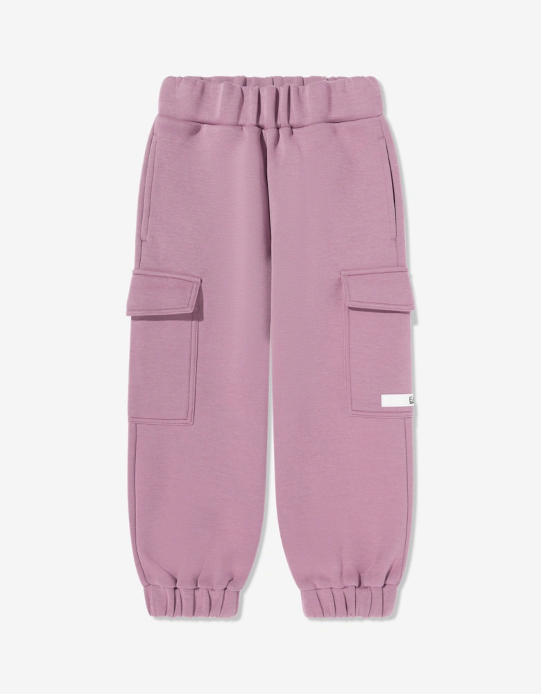 Emporio Armani Girls Natural Ventus Tracksuit in Pink