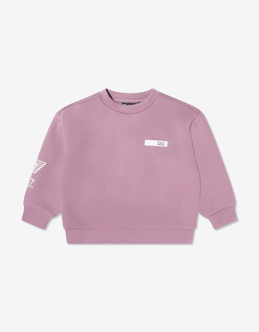 Emporio Armani Girls Natural Ventus Tracksuit in Pink