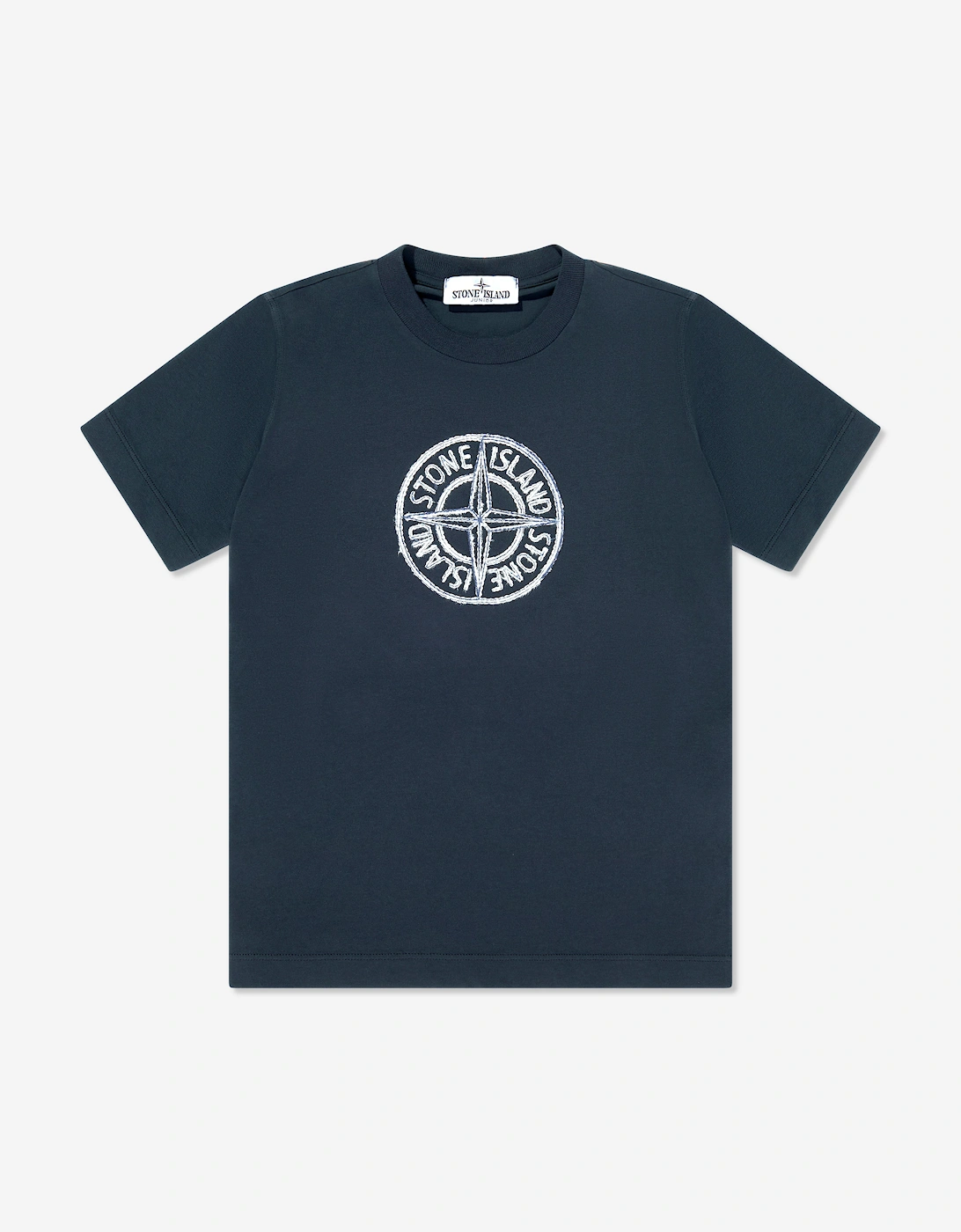 Boys Logo T-Shirt in Navy, 5 of 4