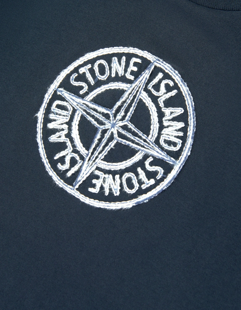 Boys Logo T-Shirt in Navy