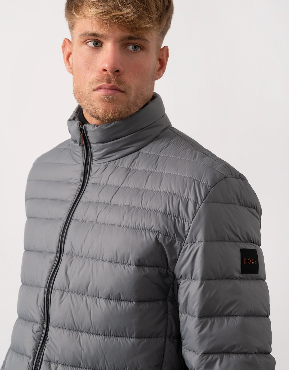 BOSS Orange Oden 2 Mens Jacket - Open Grey 062