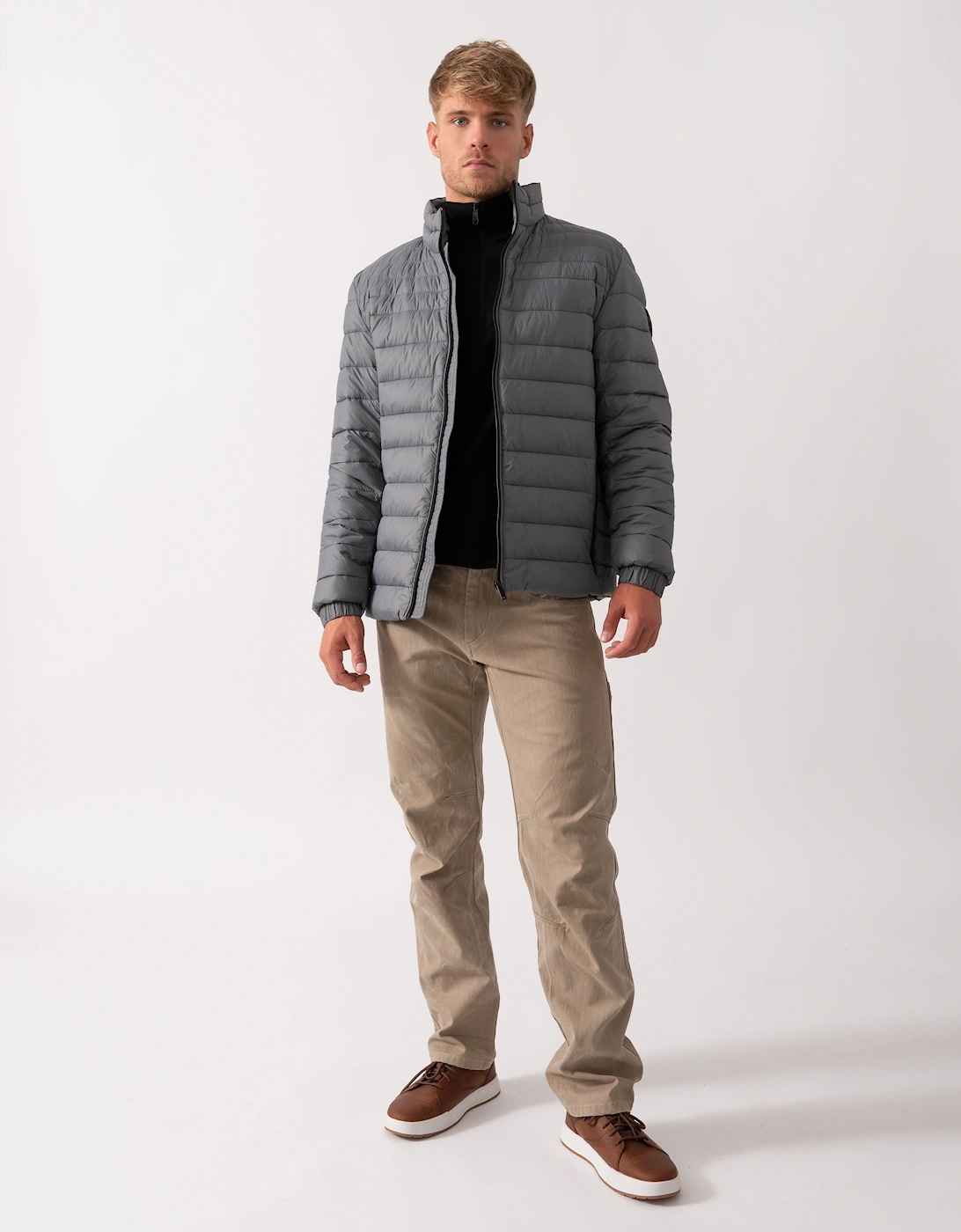 BOSS Orange Oden 2 Mens Jacket - Open Grey 062