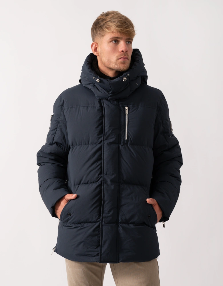 Everest 3Q Mens Puffer Jacket  - Navy 833