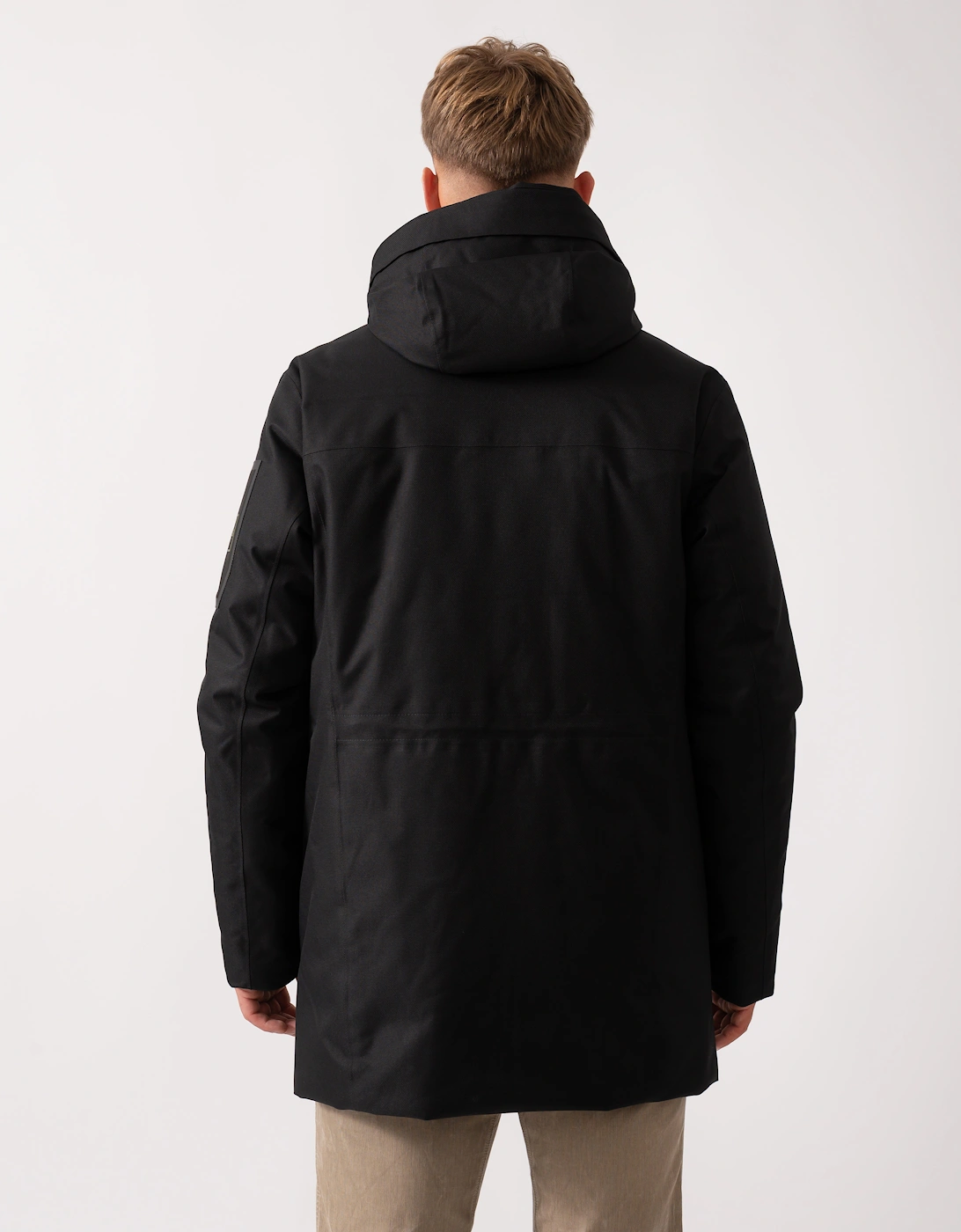 BOSS Green Hexatech Mens Parka - Black 001