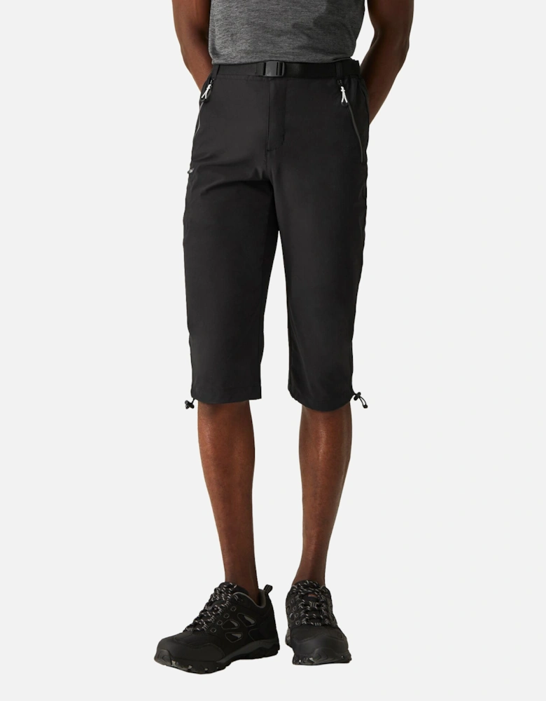 Mens Xert Stretch III Stretch Active Capri Shorts