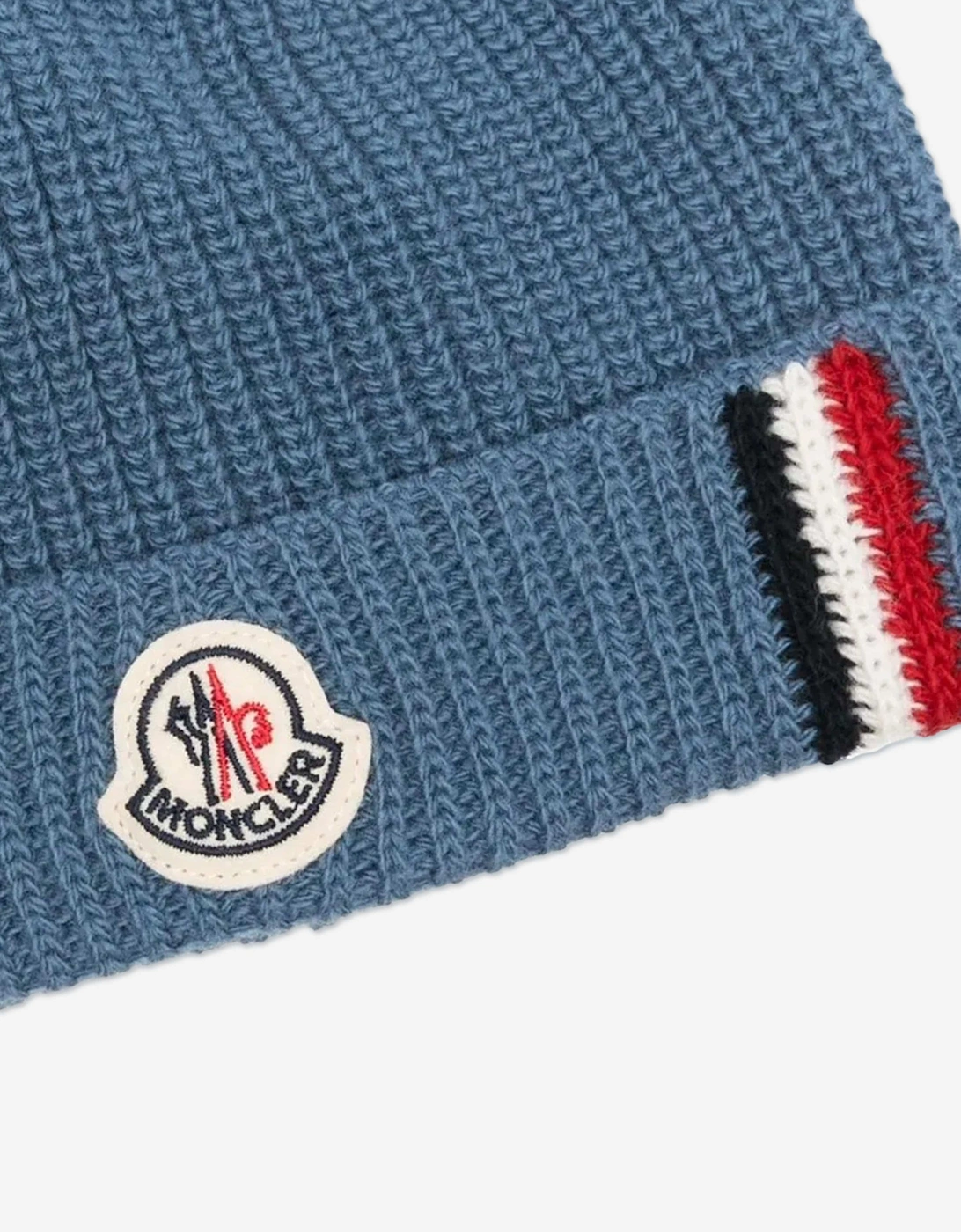 Enfant Baby Boys Wool Knit Beanie Hat in Blue