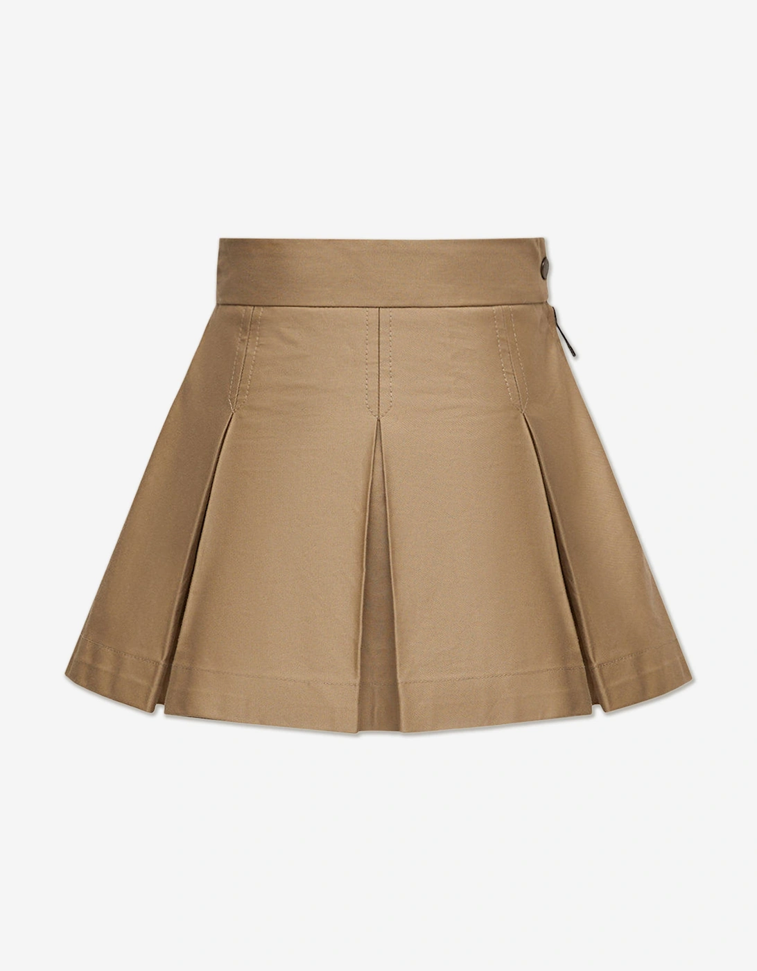 Enfant Girls Pleated Skirt in Beige