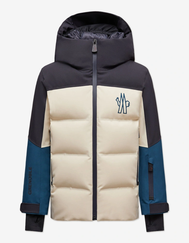 Enfant Kids Grenoble New Montmiral Down Padded Jacket in Ivory