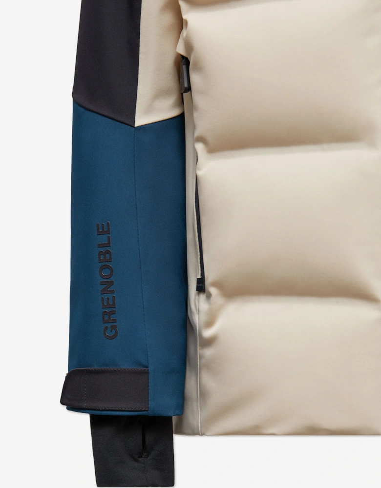 Enfant Kids Grenoble New Montmiral Down Padded Jacket in Ivory