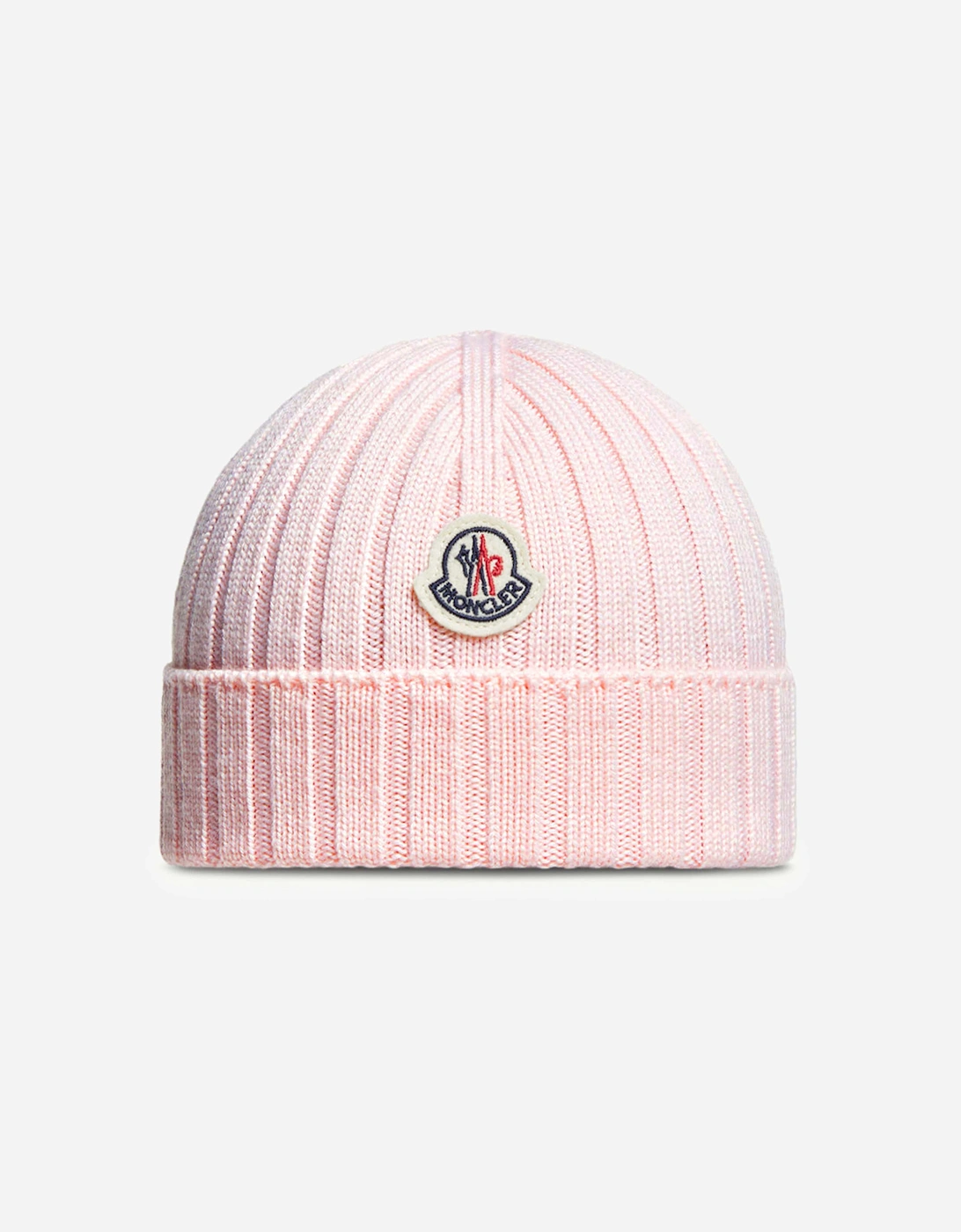 Girl's Moncler Enfant Baby Girls Wool Beanie Hat in Pink - Size: XS 12 - 18 mths