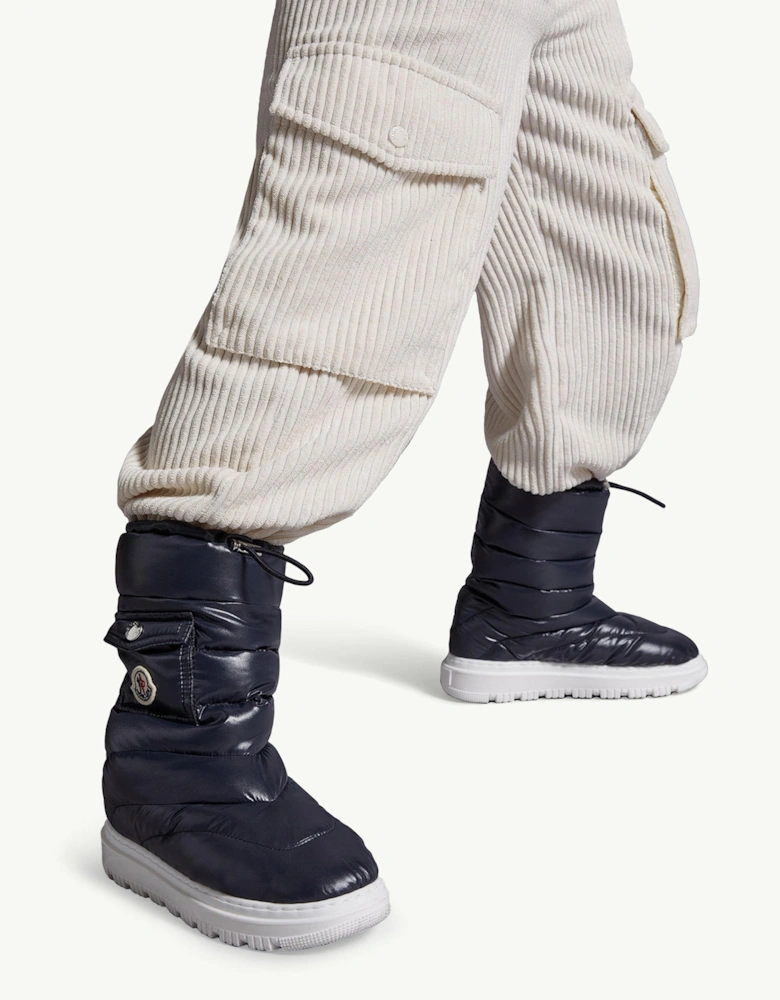 Enfant Kids Petit Gaia Pocket Snow Boots in Navy