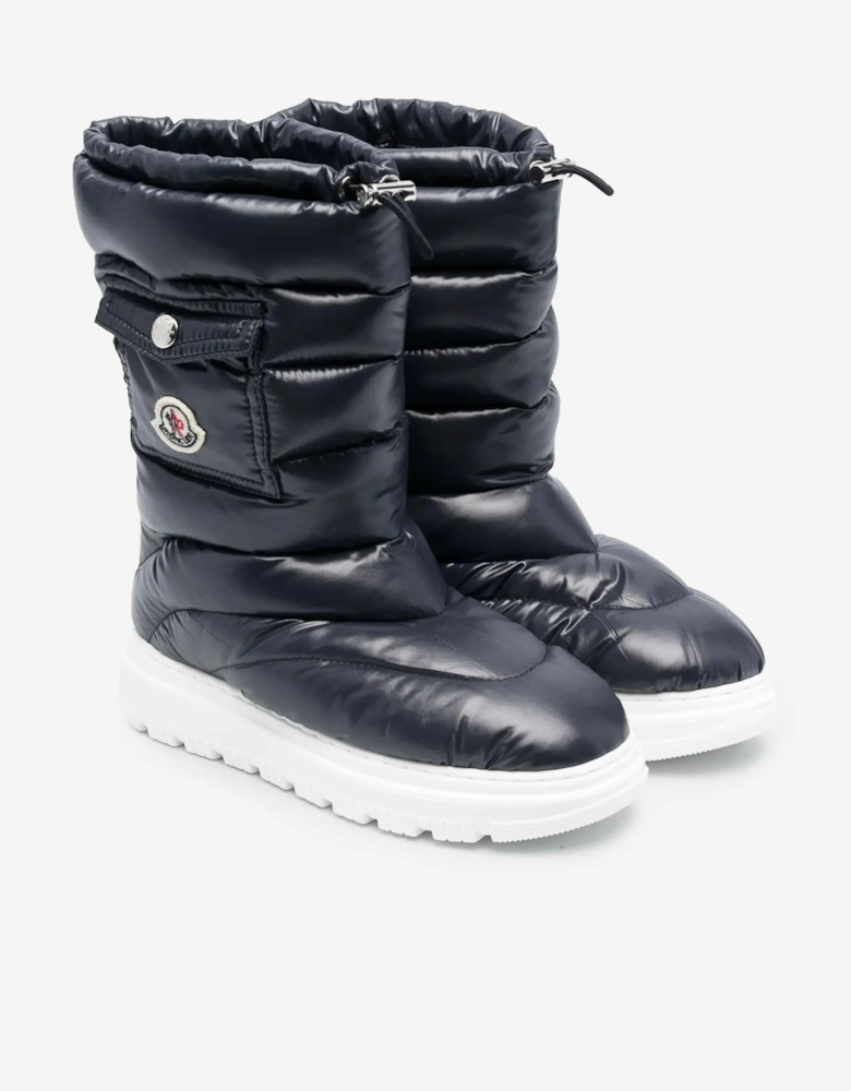Enfant Kids Petit Gaia Pocket Snow Boots in Navy
