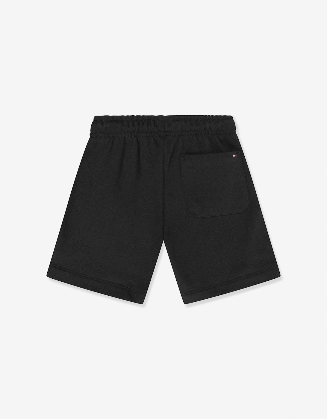Boys Flag Sweat Shorts in Black
