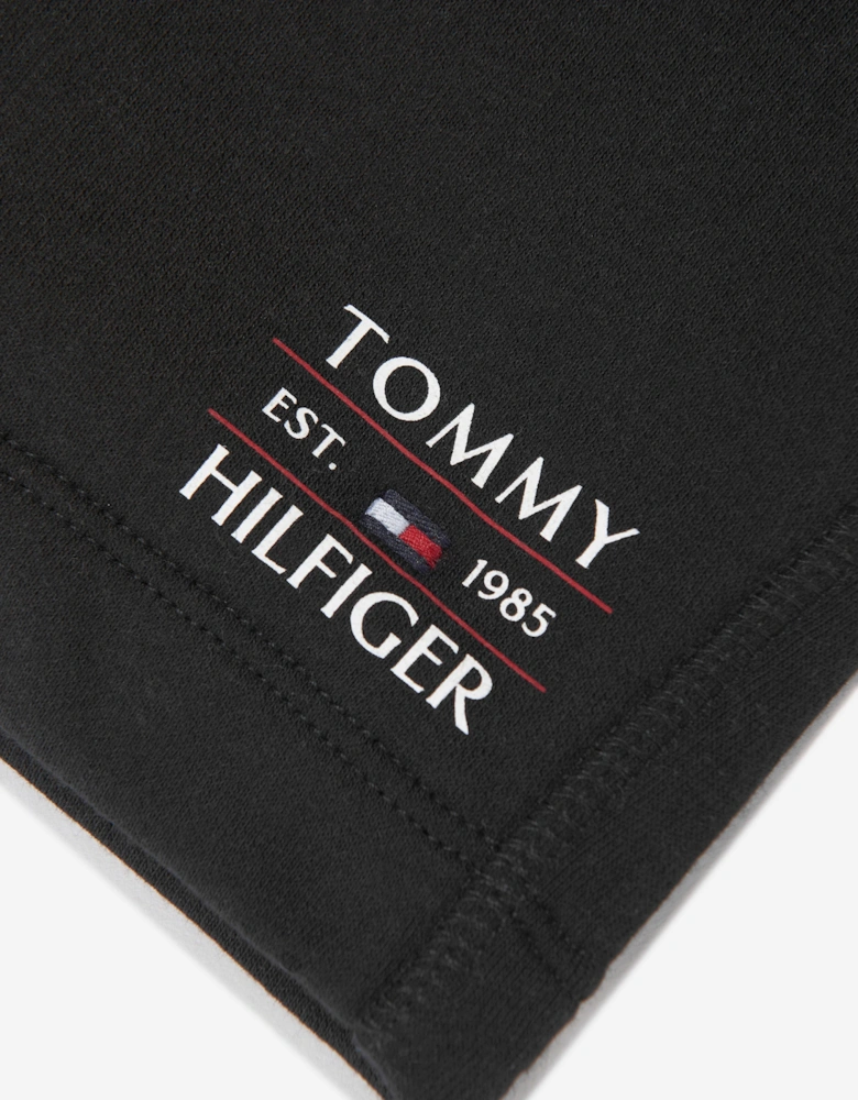 Boys Flag Sweat Shorts in Black