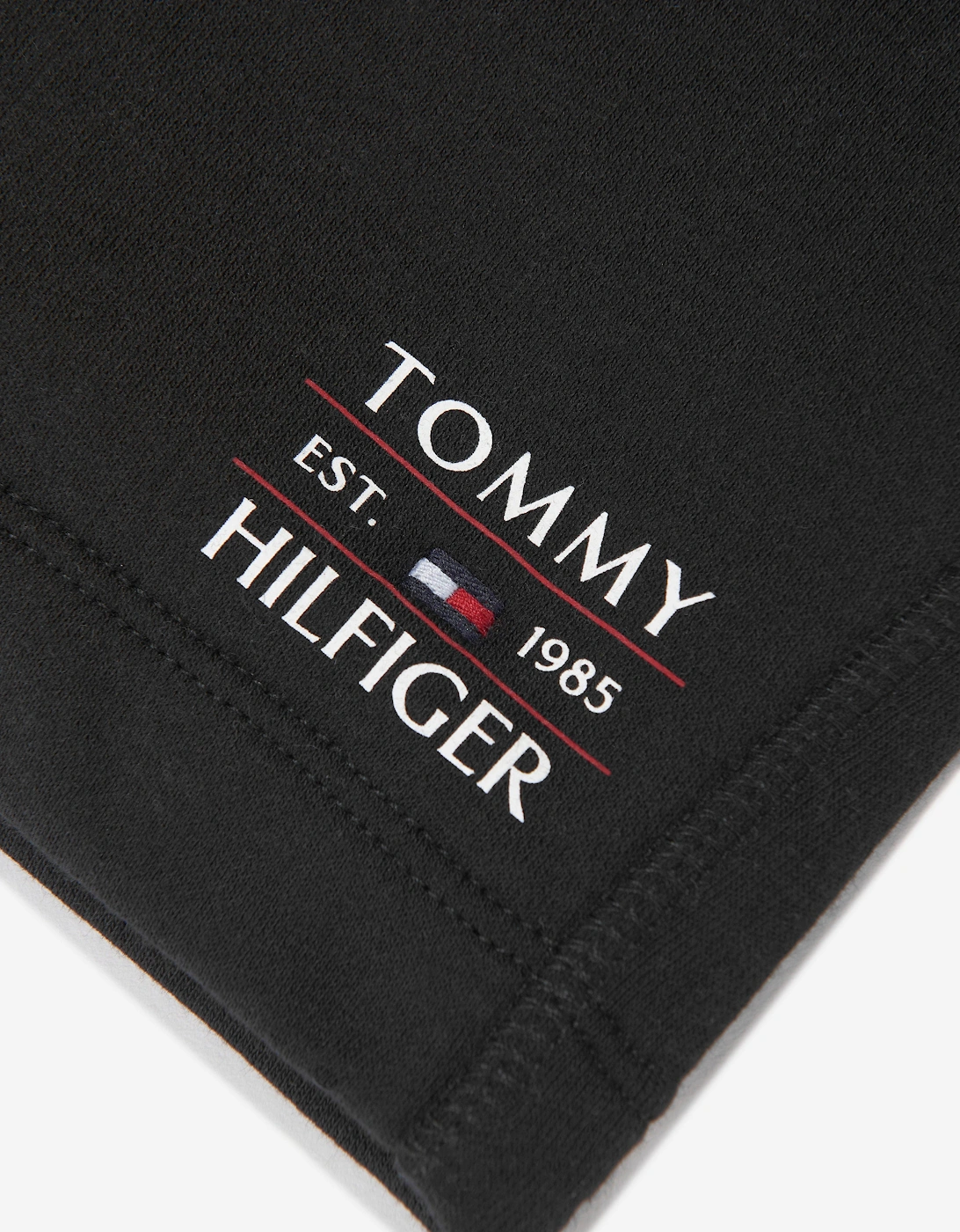 Boys Flag Sweat Shorts in Black