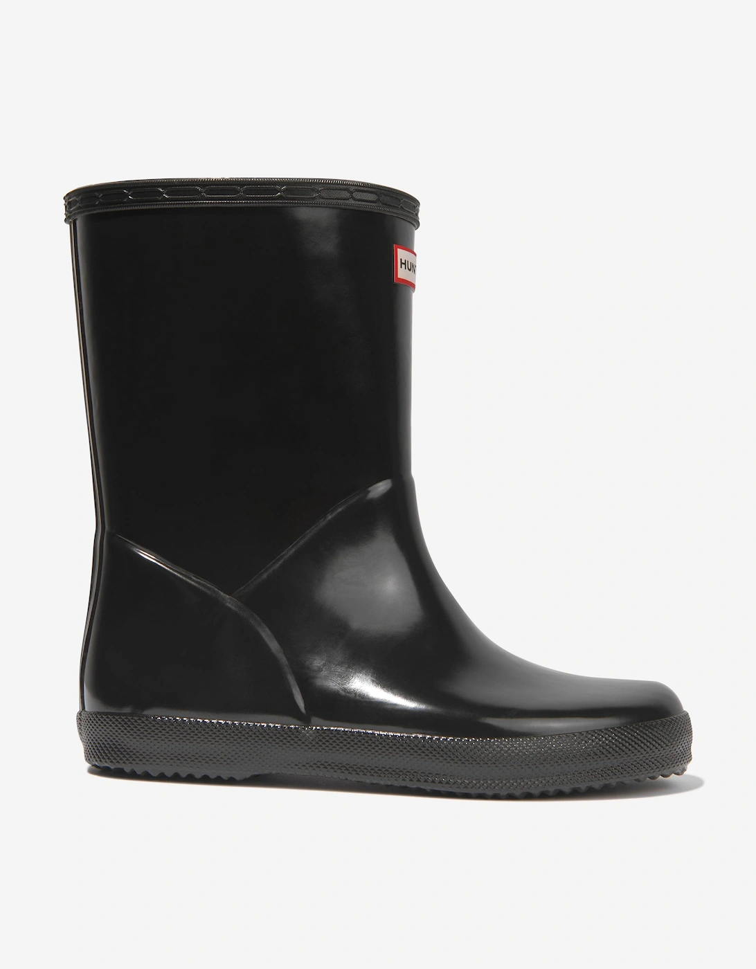 Kids Original First Classic Gloss Wellington Boots in Black, 9 of 8