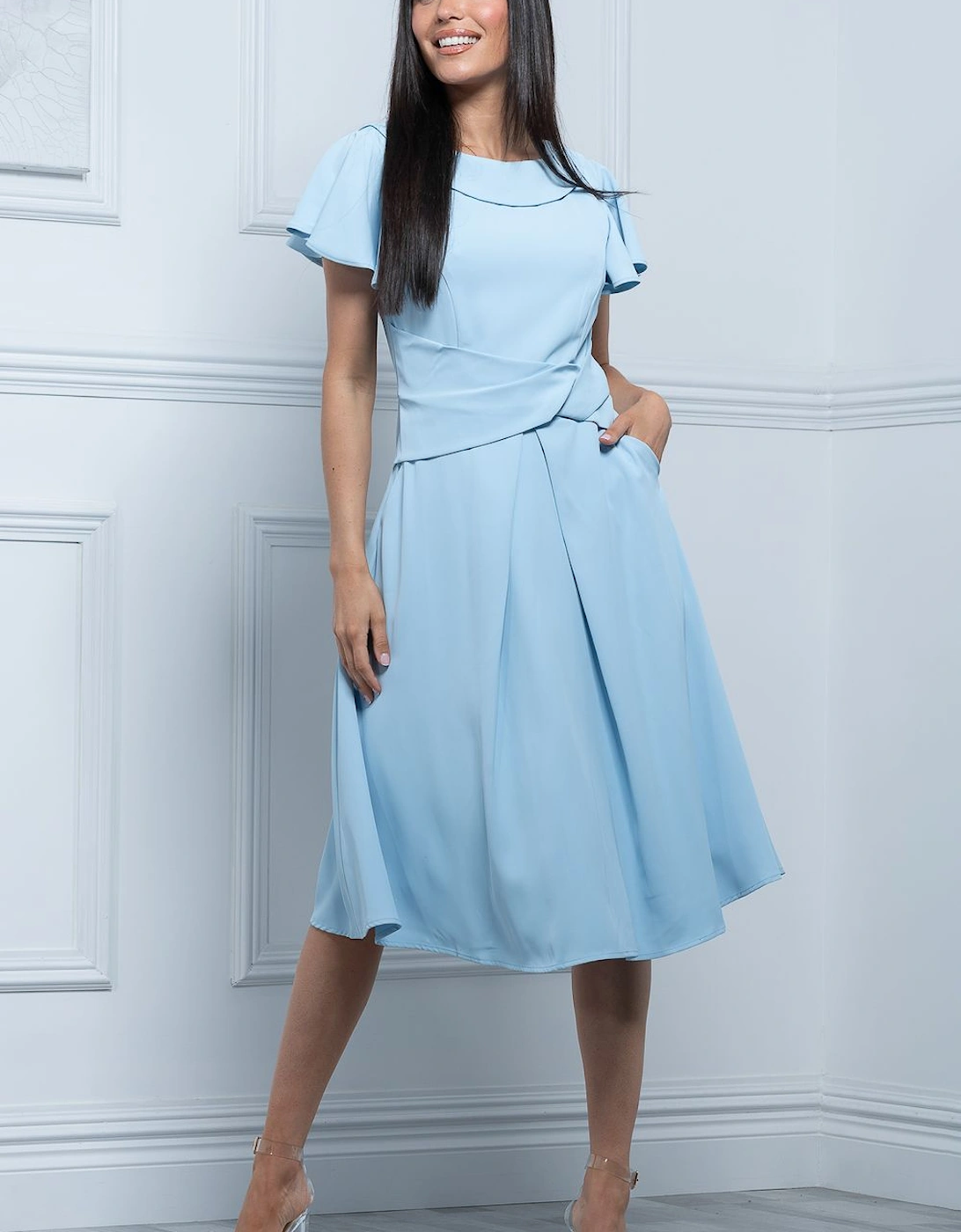 Jaelyn Flare Sleeve Dress, 2 of 1