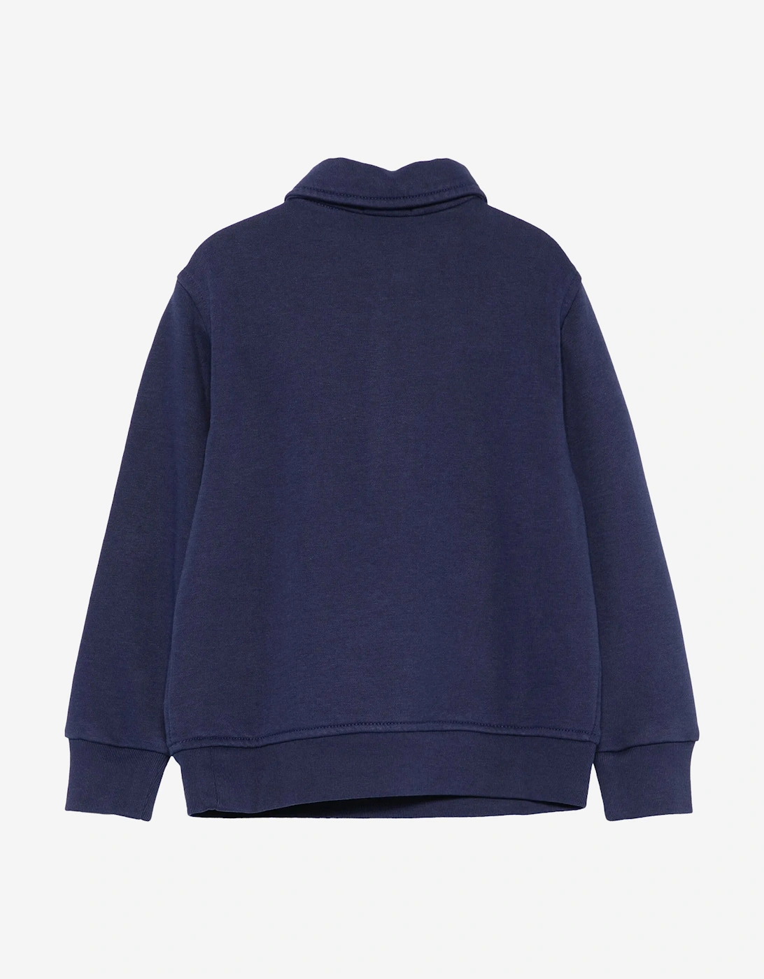 Boys Half Zip Sweatshirt in Navy