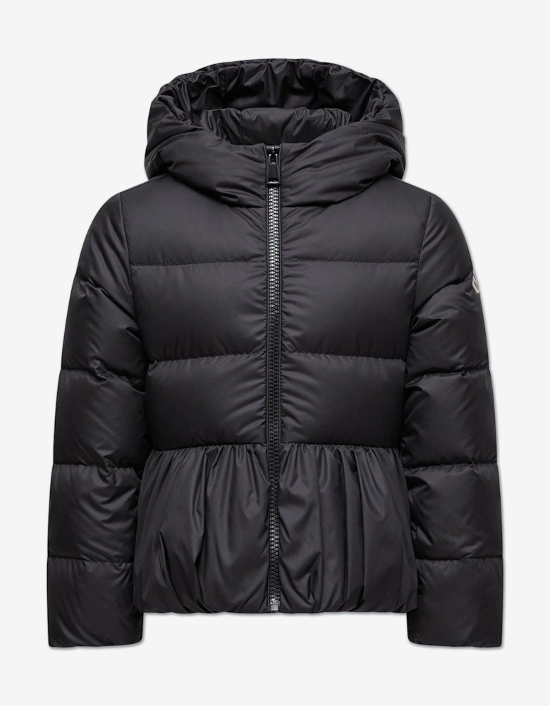 Enfant Girls Elizaveta Down Padded Jacket in Black