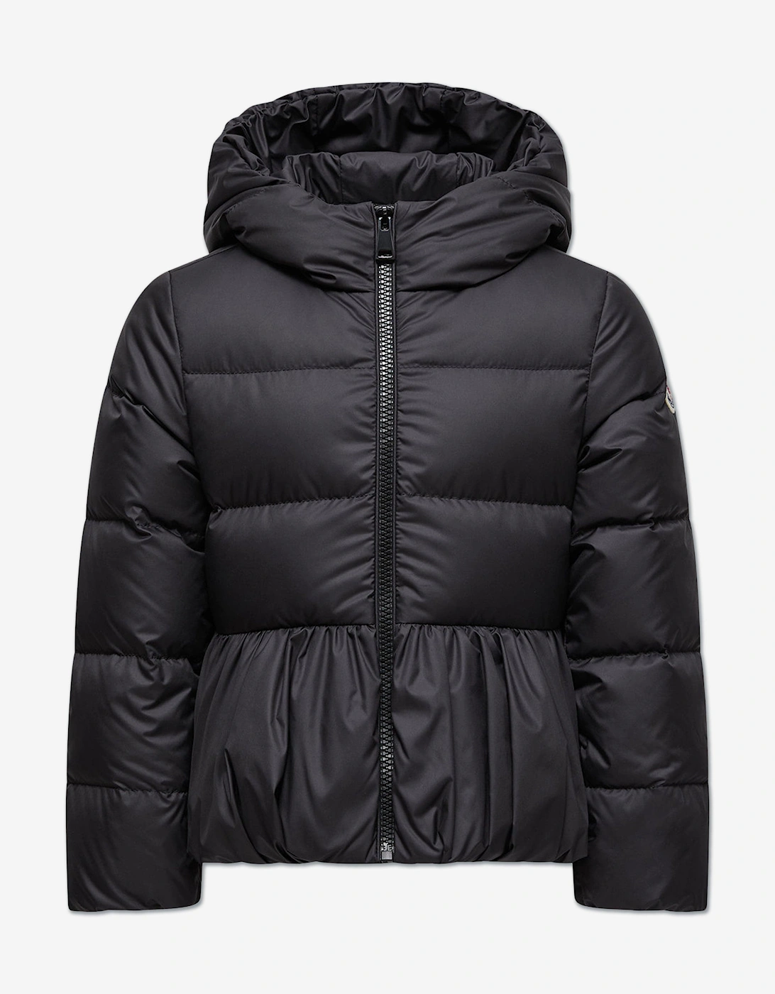 Girl's Moncler Enfant Girls Elizaveta Down Padded Jacket in Black - Size: 8 years