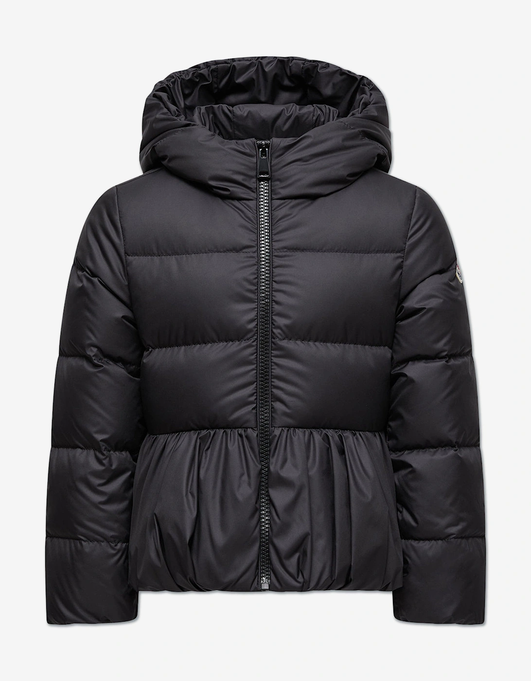 Enfant Girls Elizaveta Down Padded Jacket in Black, 5 of 4