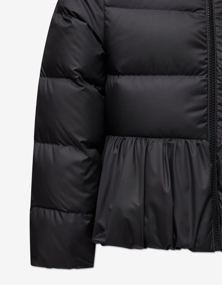 Enfant Girls Elizaveta Down Padded Jacket in Black