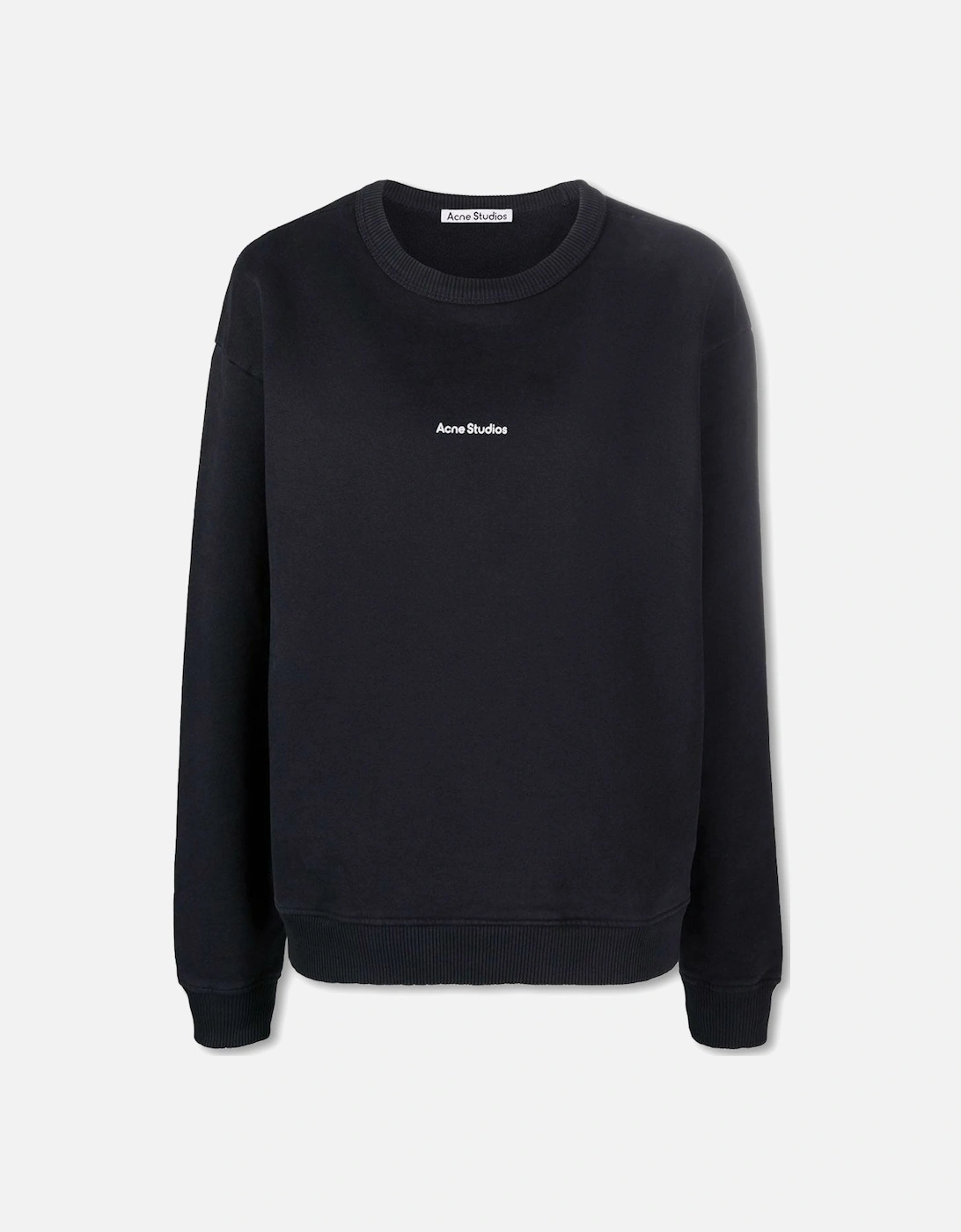 Navy Franklin Stamp Oversized Logo Print Sweatshirt, 2 of 1