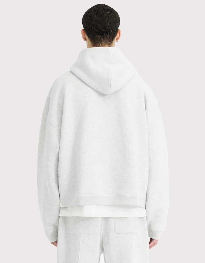 Oversized Initial Boxy Hoodie