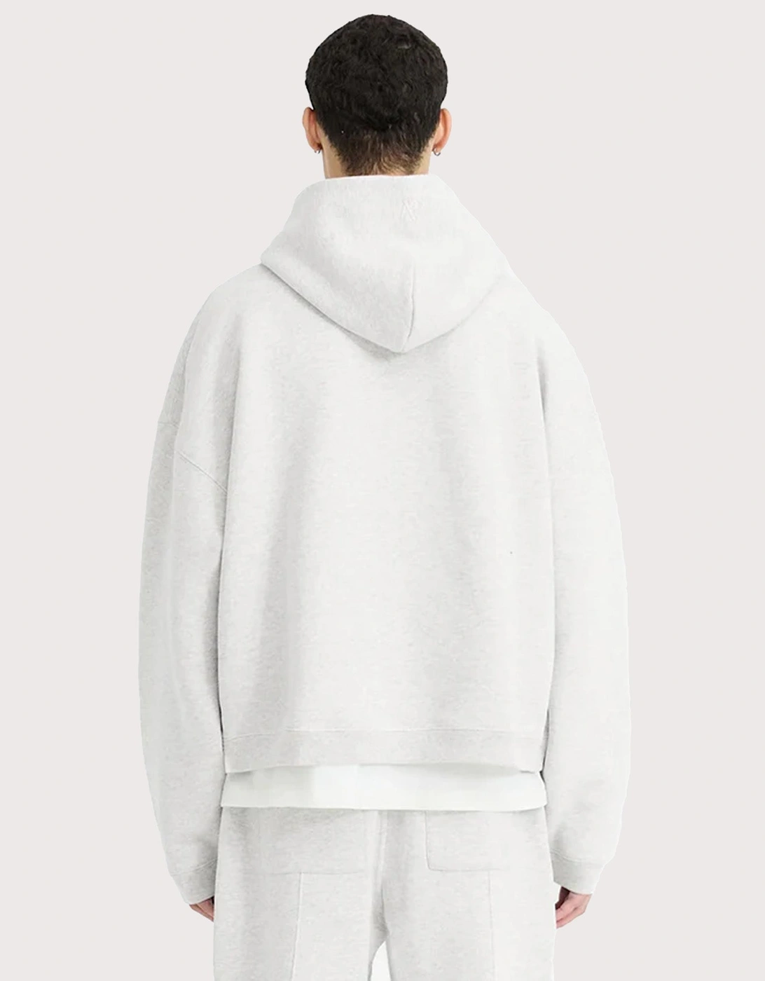 Oversized Initial Boxy Hoodie